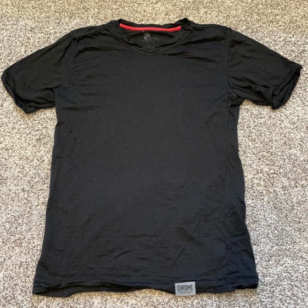Chrome industries merino V neck performance tee